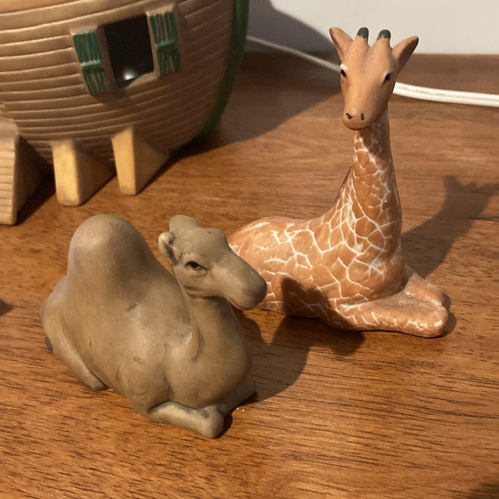 Noah’s Ark night lite with figurines 1998 works vintage - Picture 7 of 10